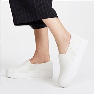 Vince platform slide shoes.